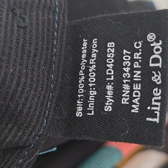 Revolve Line and Dot Striped Midi Lined Dress Beachy Vacation Artsy, size XS - Picture 8 of 8